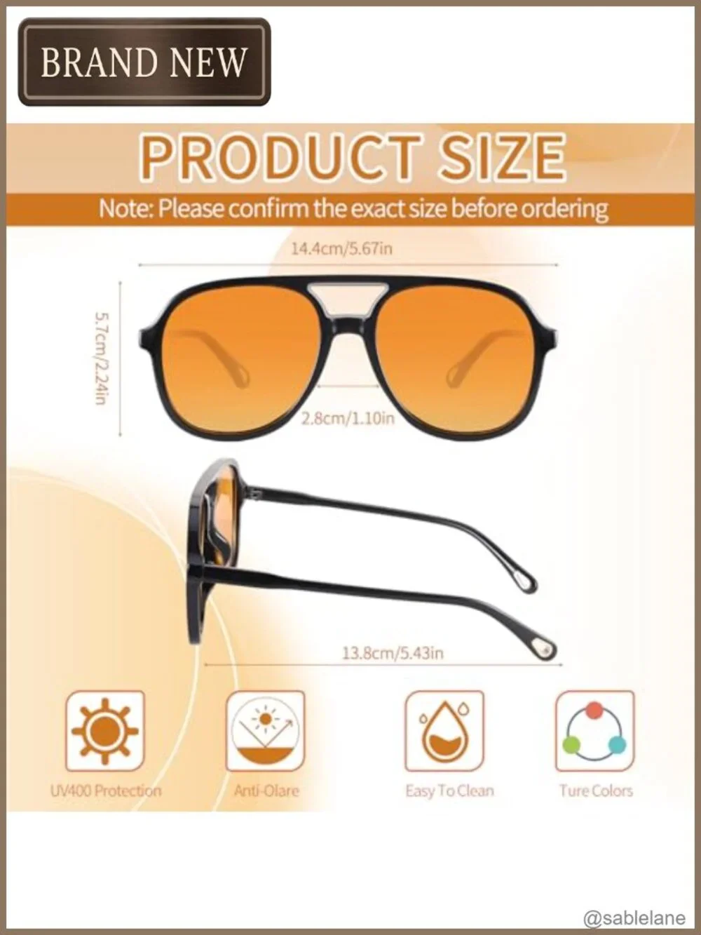 Retro Polarized Aviator Sunglasses 4 Pack UV400 Protection